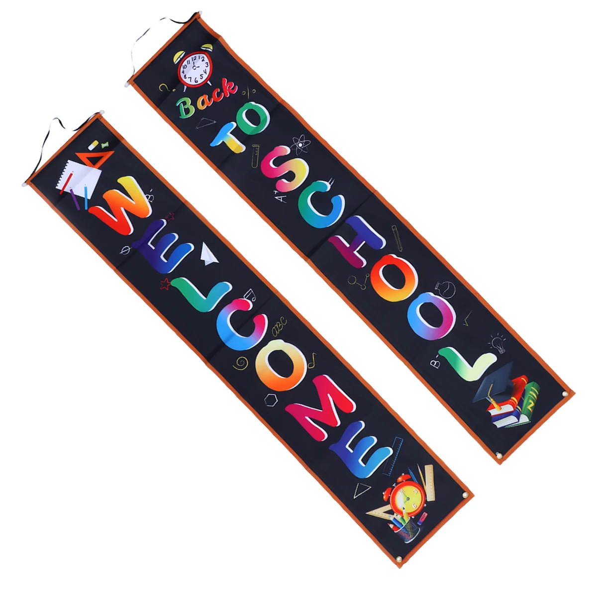 

Couplet Decorative Banner Door Flag Decoration Welcome Wall Hanging Sign Back To School Curtain Decorations