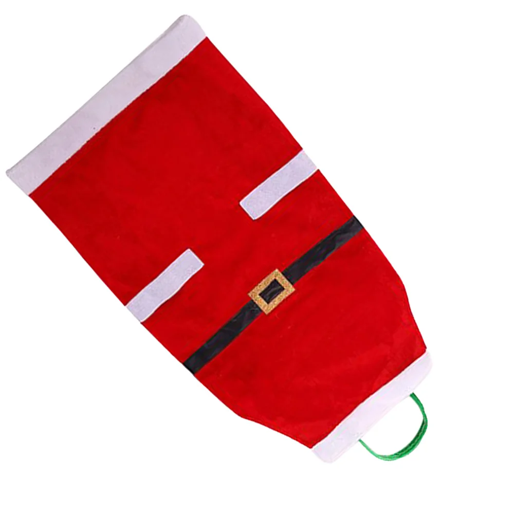 

Sleeveless Christmas Apron Red Waist Tie Cooking Apron for Kitchen Home Bar Hotel Cleaning Work Xmas Holiday Party Decor