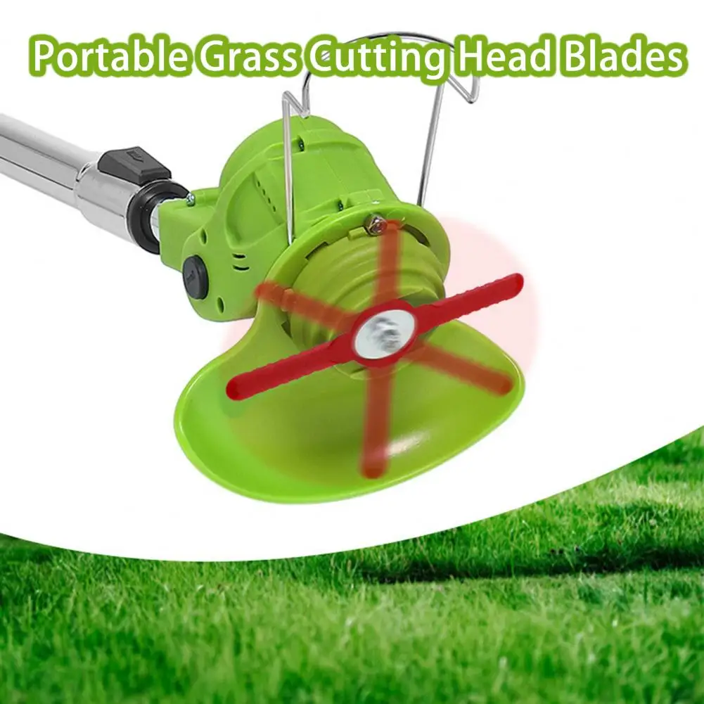 

10 Pcs Grass Trimmer Blades Sharp Spinning Labor Saving Thick Replacement Plastic Fast Cutting Grass Cutter Blades Strimmer Tool