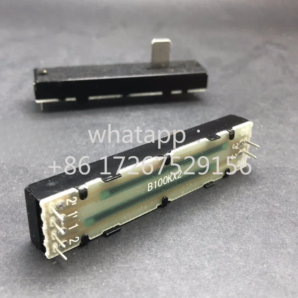 [VK] 7.2cm 72MM double sliding push potentiometer B100K B100K*2 behringer mixer handle 12MM switch