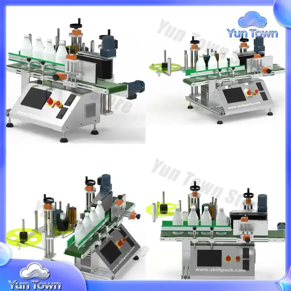 Desktop Wrap Around Labeling Machine with Date Code Printer for Packaging Equipment for Automatic Labeling Machines for