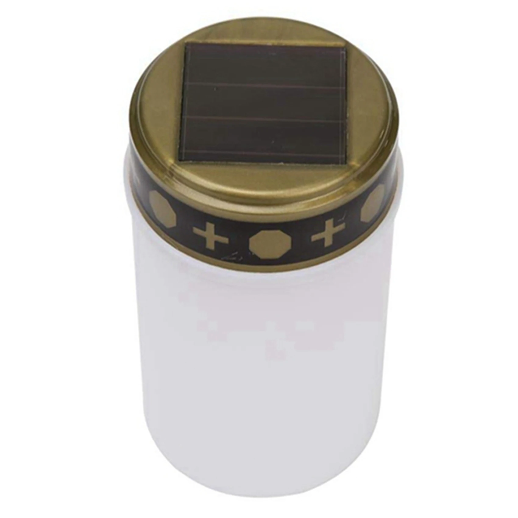 White Grave Candle For Cemetery Grave Solar Lights With Lighting LED Grave Light 8Pcs-B61B