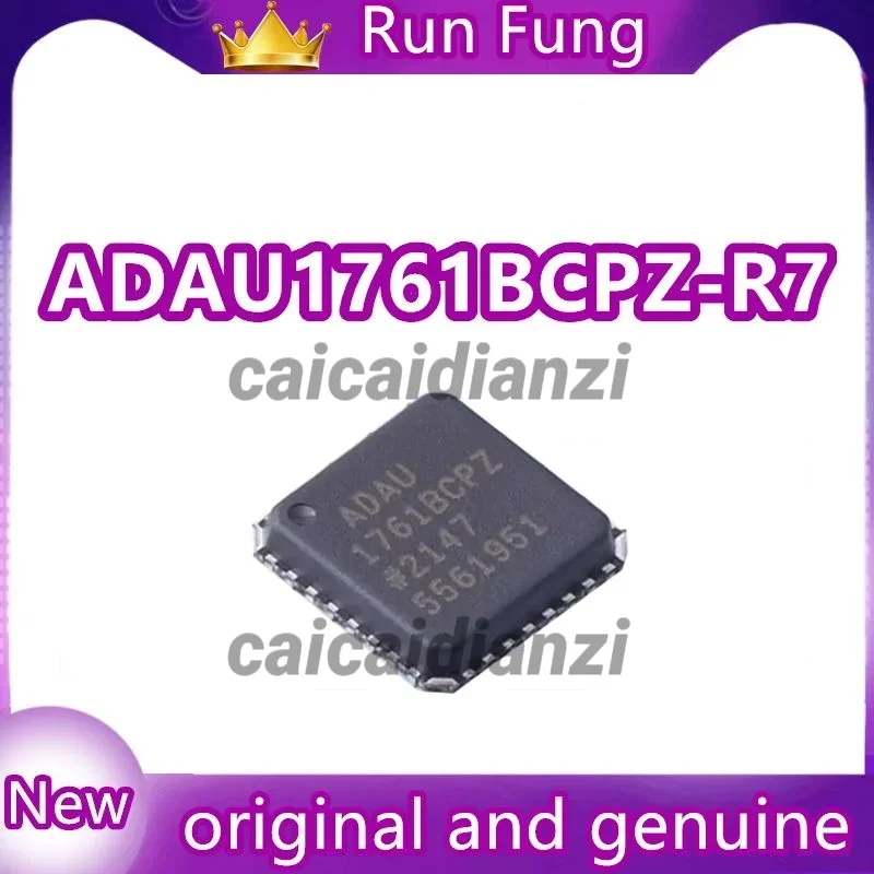 

ADAU1761BCPZ-R7 ADAU1761BCPZ Аудиоинтерфейс 24-битный, последовательный, 32-LFCSP-VQ (5x5), 10 шт./лот, новый, оригинальный