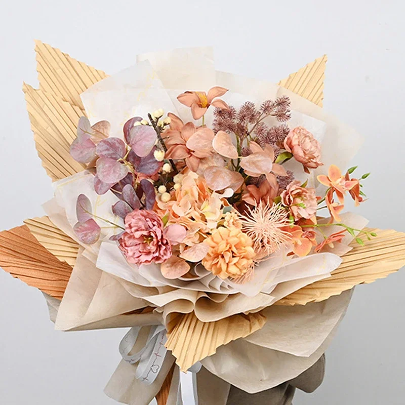 400pcs Milk Cotton Tissue Paper Florist Flower Wrapping Paper DIY Handmade Bouquet Crafts Gifts Packaging Wedding Party Supplies