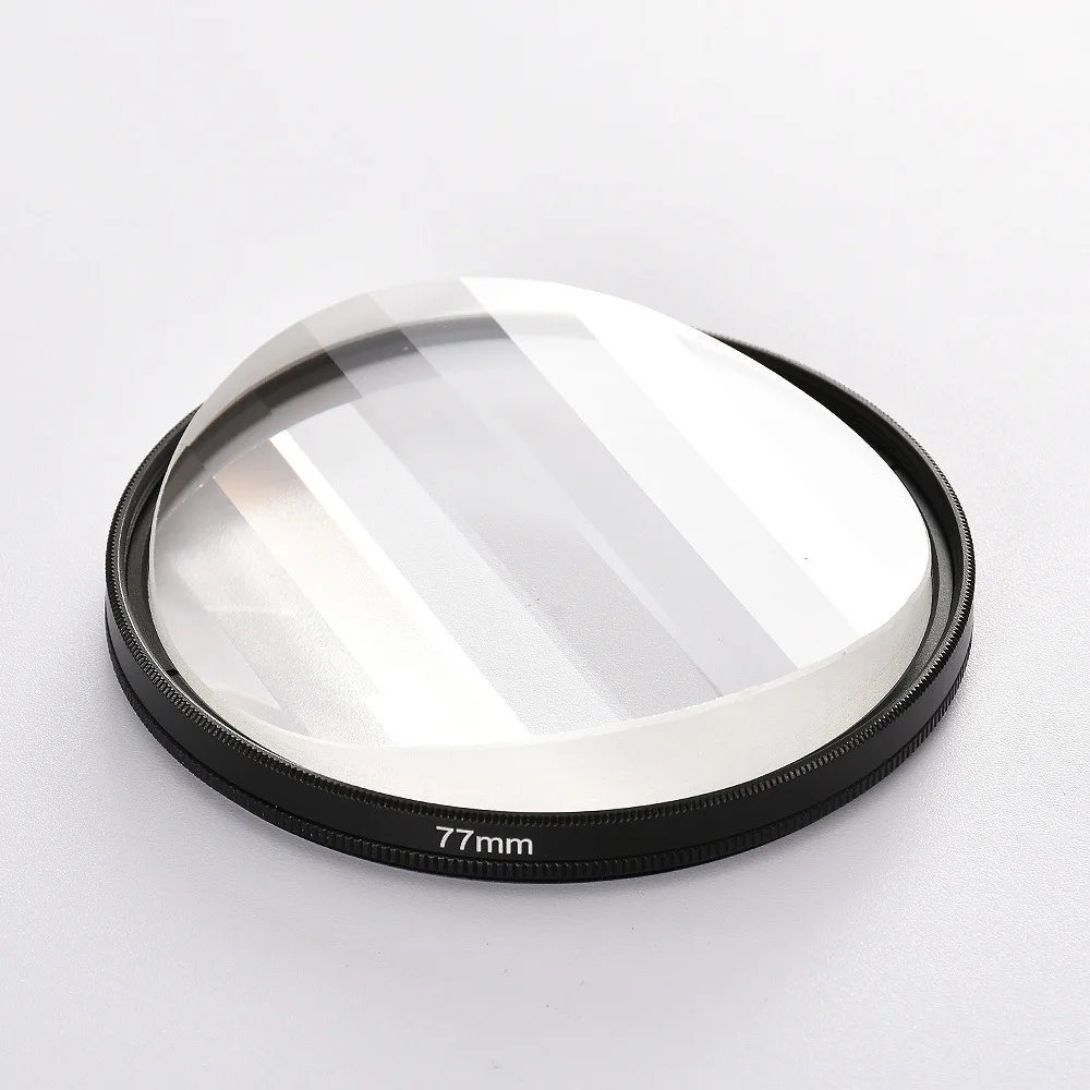 Linear Effect Camera Filter Prism Splitting Repeat Image Camera SLR Lens Accessories Film Television Props 77mm 82mm Filter