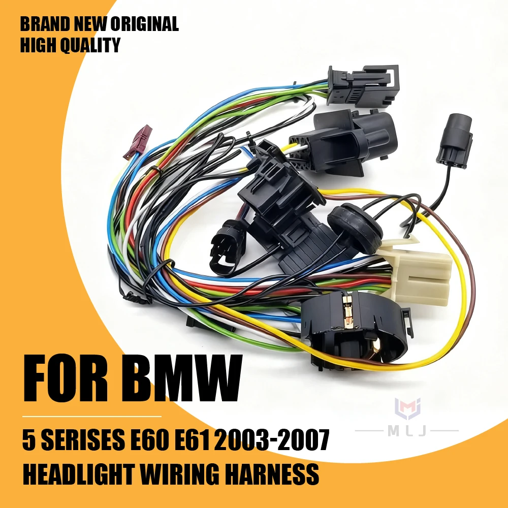 

Автомобильные аксессуары для BMW 5 серии E60 E61 03-07, жгут проводов фар, внутренний жгут проводов, вилка без AFS и с AFS