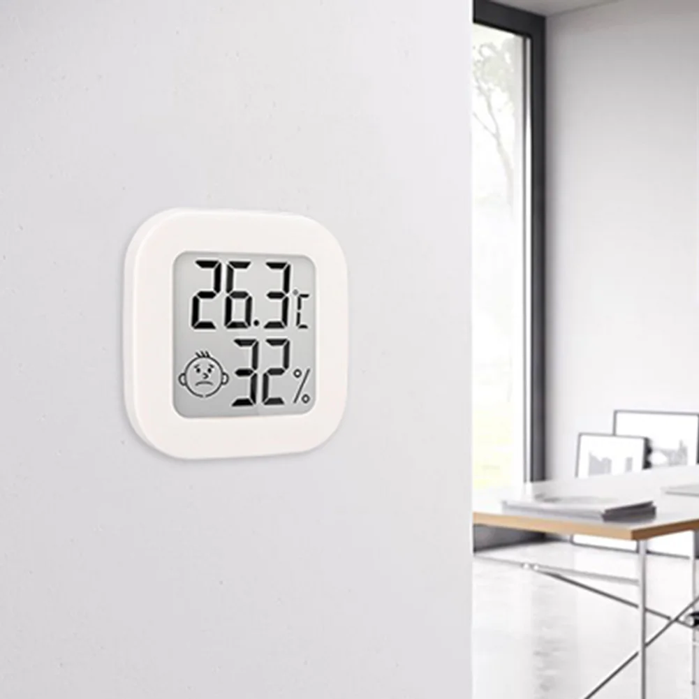 Mini Sensor de humedad y temperatura, termómetro LCD, higrómetro de interior, medidor de humedad para el hogar y el dormitorio