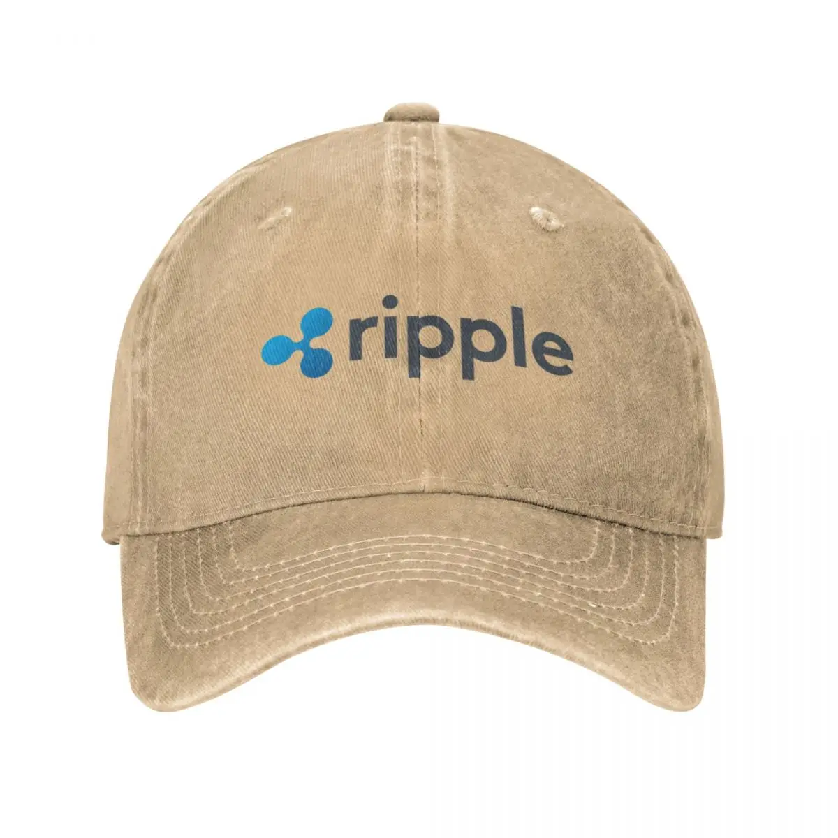 Ripple Baseball Cap XRP Crypto Cryptocurrency Trendy Unisex Men Washed Hip Hop Hats High Quality Design Running Baseball Caps