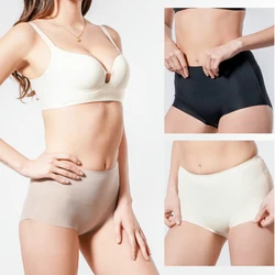 2Pcs Women's Underwear Seamless High Waist Panties Tummy Shaping Panties Hip Lift Body Shaper Panty Large Size Female Underpants