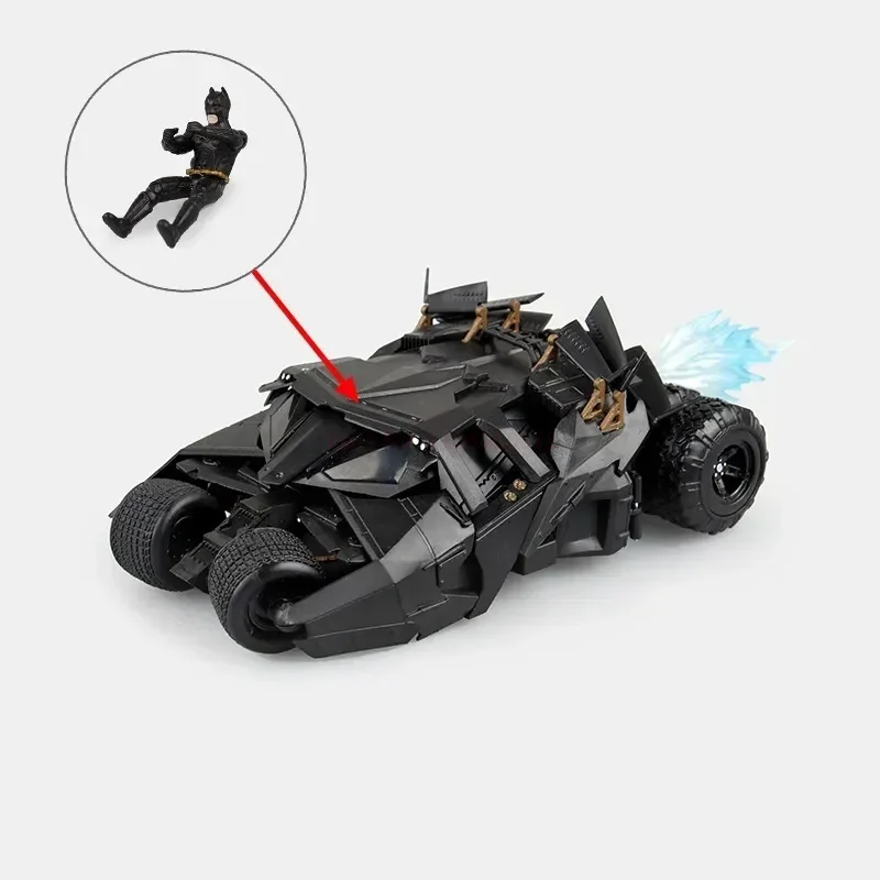 SCI-FI Revoltech Series NO.043 Bruce Wayne Batmobile Tumbler PVC Action Figure Collectible Model Toy