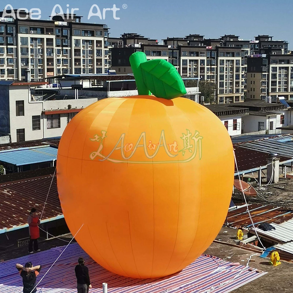 Giant Inflatable Orange Fruit Decoration Inflatable Plant & Fruit Model for Events, Parties & Exhibitions