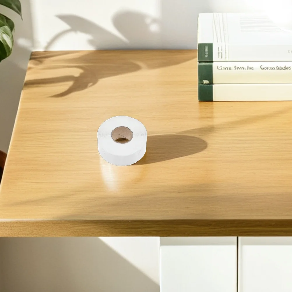 Round White Adhesive Stickers 3mm Small Smooth Writing Surface for Office Classroom Home Labeling and Categorizing