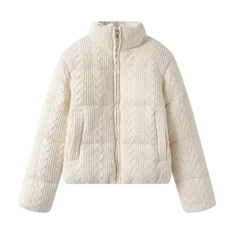 

Хит продаж: Новая зимняя женская утепленная куртка в европейском и американском стиле с стеганым трикотажем для максимального тепла