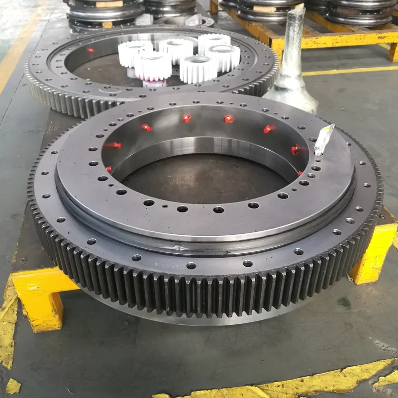 Heavy External Gear Cross Roller Slewing Bearing for Port Crane Harbor Crane Marine Lifting Equipment OEM Manufacturer