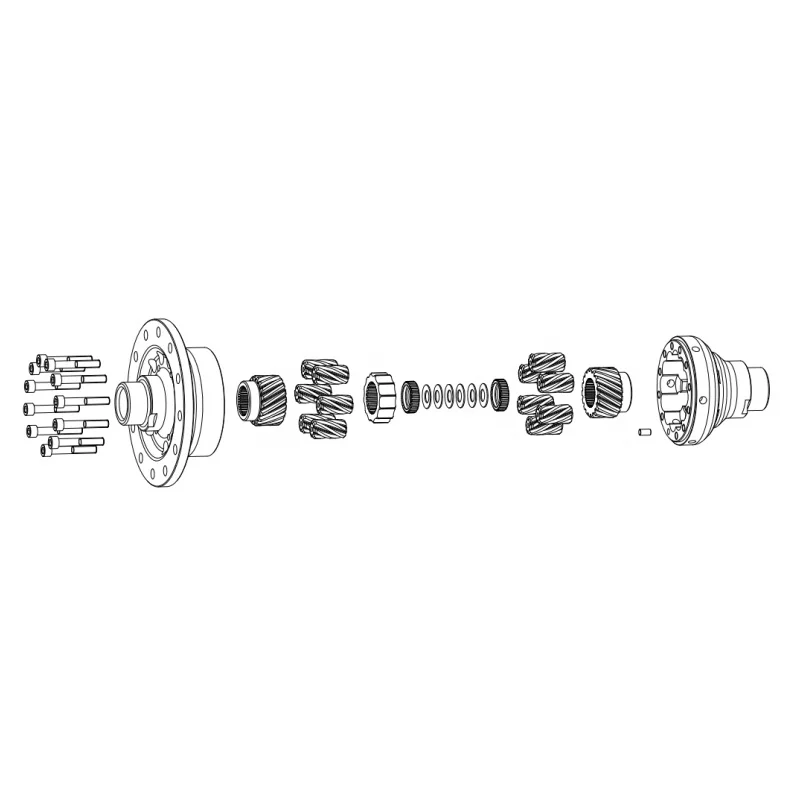 Civic type R K20 K24 Dss EP3 FN2 FD2 Integra Dc5 Rsx Tsx K24 spiral limited slip differential
