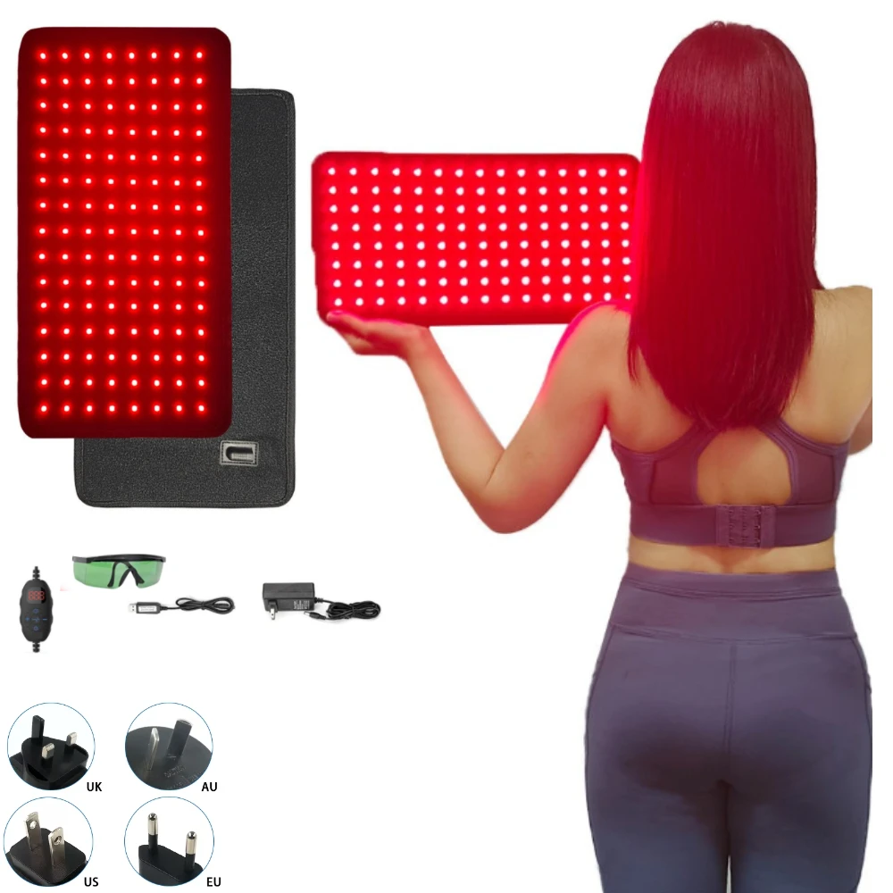 

Wholesale LED Red Light Therapy Belt 660&850 nm Infrared Light Therapy Pad for Deep Therapy for Body Joint Muscle Pain Relief