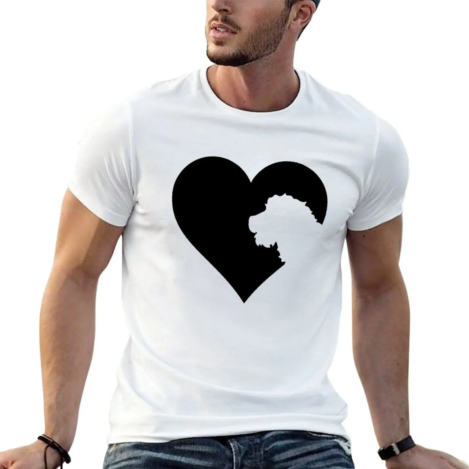 The Heart of the Cockapoo Lover T-Shirt vintage t shirts customs cotton t shirt men