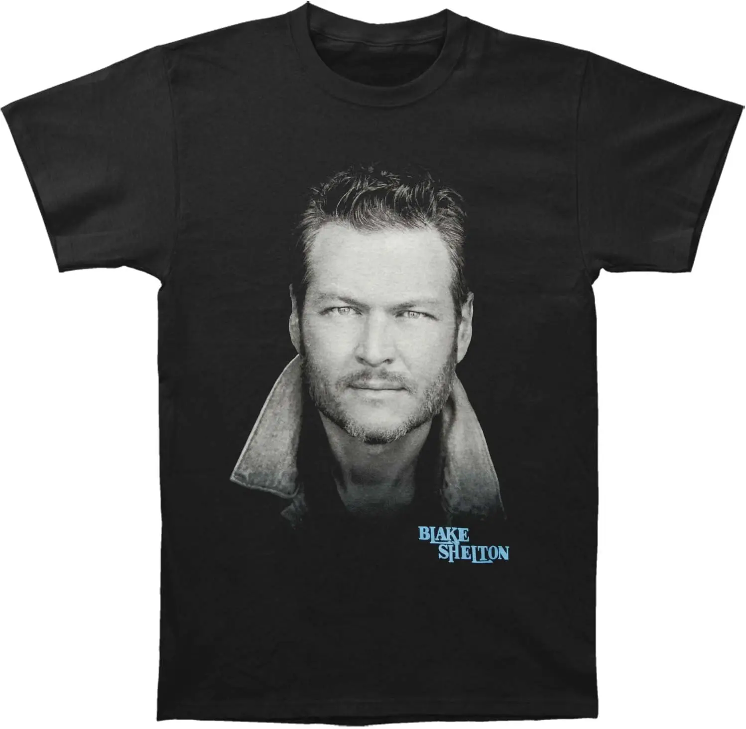 Blake Shelton Men's Portrait Tee T-shirt Black