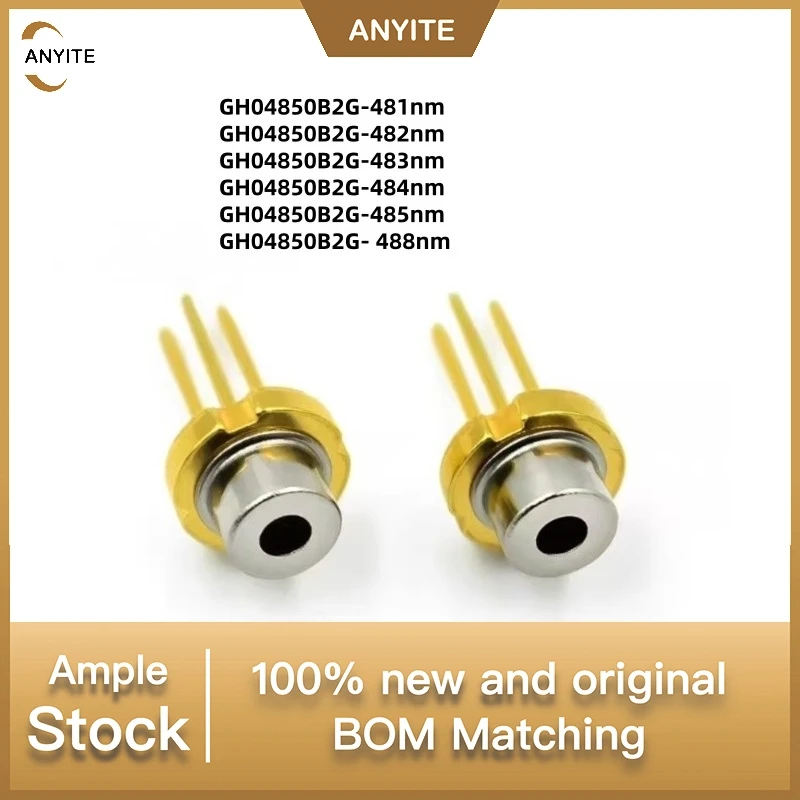 1Pcs/lot  GH04850B2G -481nm   -482nm  -483nm     -488nm   -484nm    -485nm  55mW - 80mW   60mW  5.6mm  +-1nm