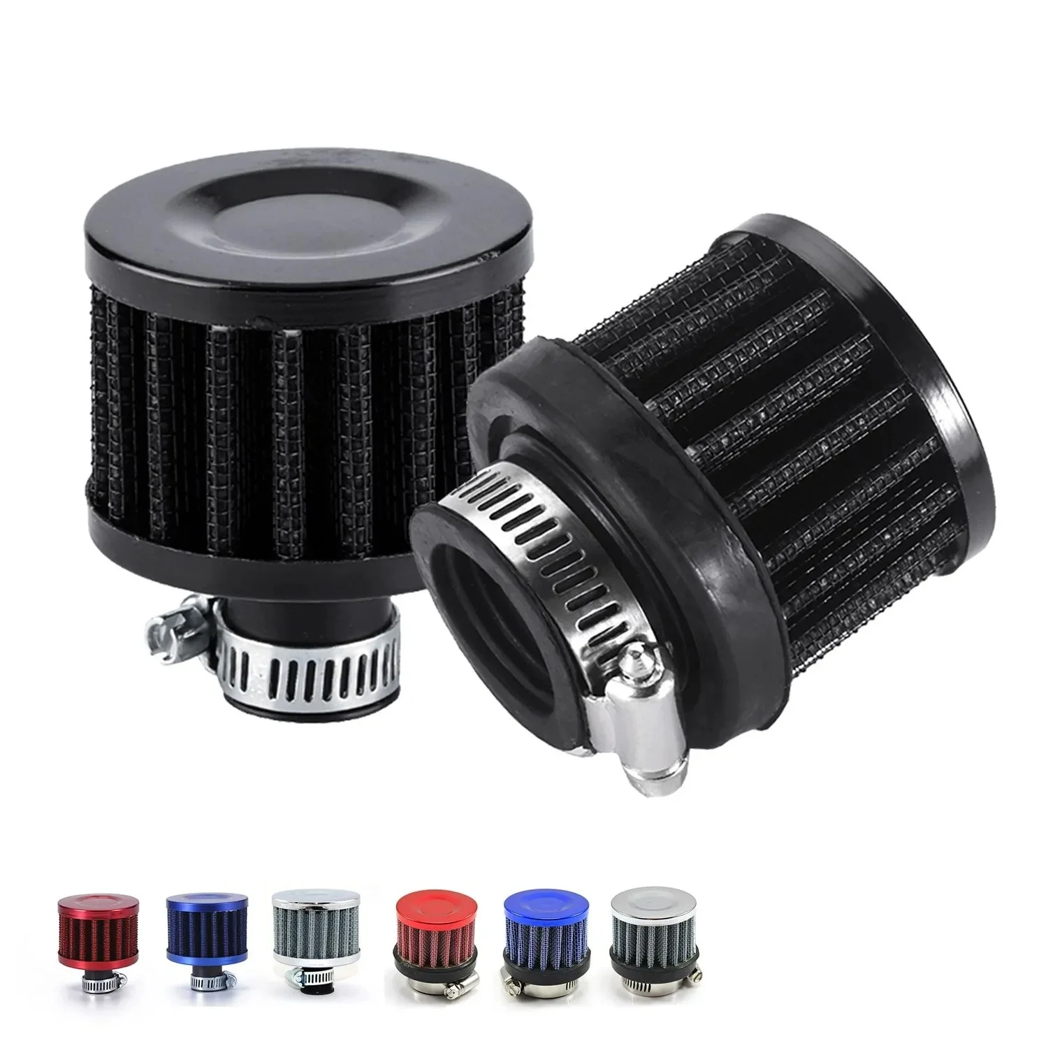 Cold Air Intake Filter Systems Kit Car Sport Racing Performance Engine Filters Cover Box Housing High Flow 0.5 1inch 12MM 25MM