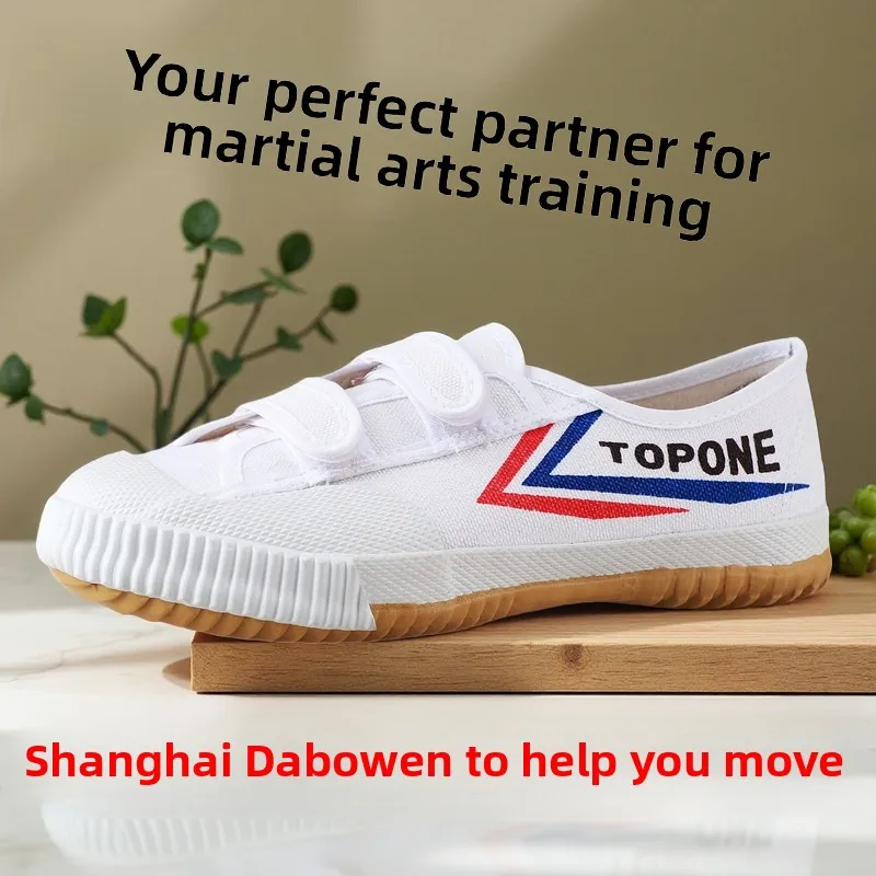 Feiyue Martial Arts Shoes Training Running Sports Unisex Student Physical Examination Morning Exercise White Shoes Athletic Gear