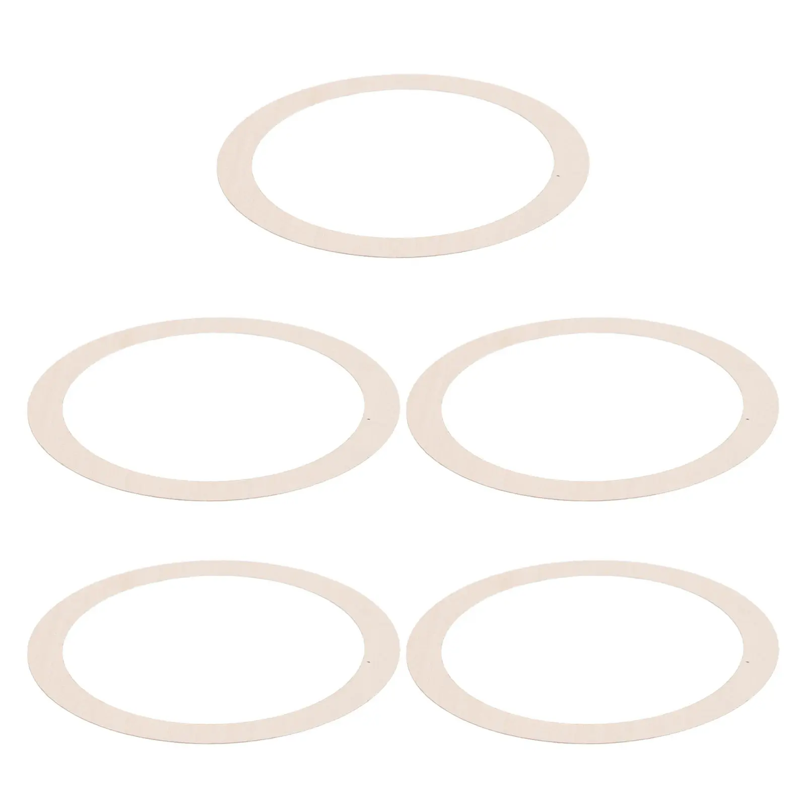 5Pcs M42 Metal Spacer Rings Telescope Back Focus Adapter Optical Extension Ring for Camera Astrophotography Focal Calibration