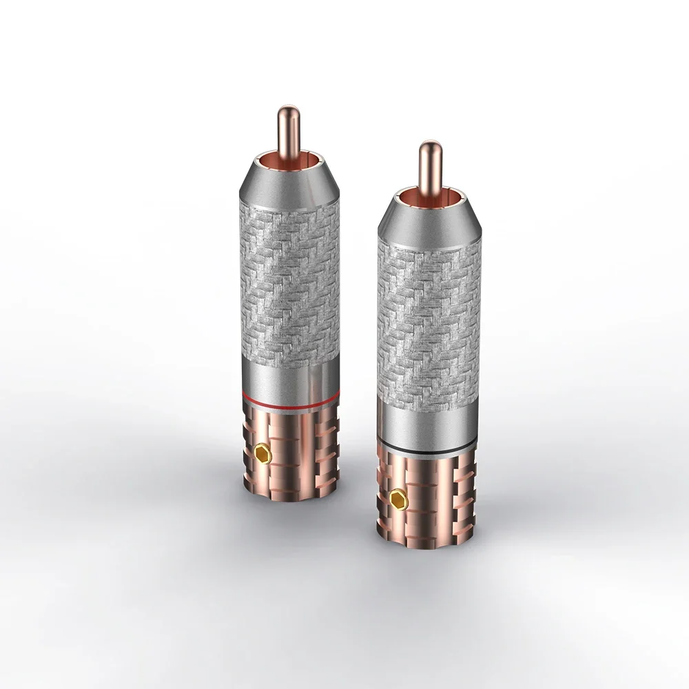 4PCS VR108 ปลั๊ก RCA สกรูล็อคตัวเชื่อมต่อสายสัญญาณเสียงปลั๊กสําหรับเครื่องขยายเสียง