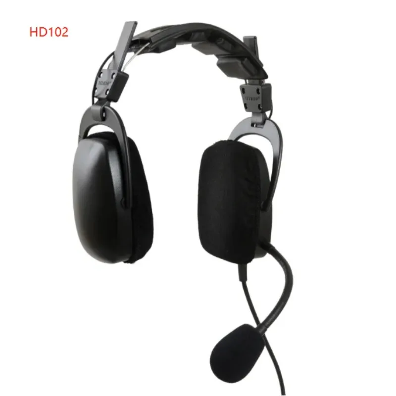 TELIKOU NE-11 Super  HD102/HD101 /Light Headband Headset with Microphone Intercom Headset XLR Connector 4 Pin /5pin