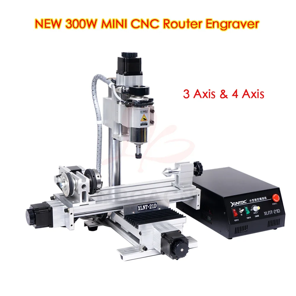 XLNT-21D NEW Engraving Drilling And Milling Machine USB LYBGA CNC Wood Engraver 3axis 4axis  For PCB PVC Stainless Steel Cutting