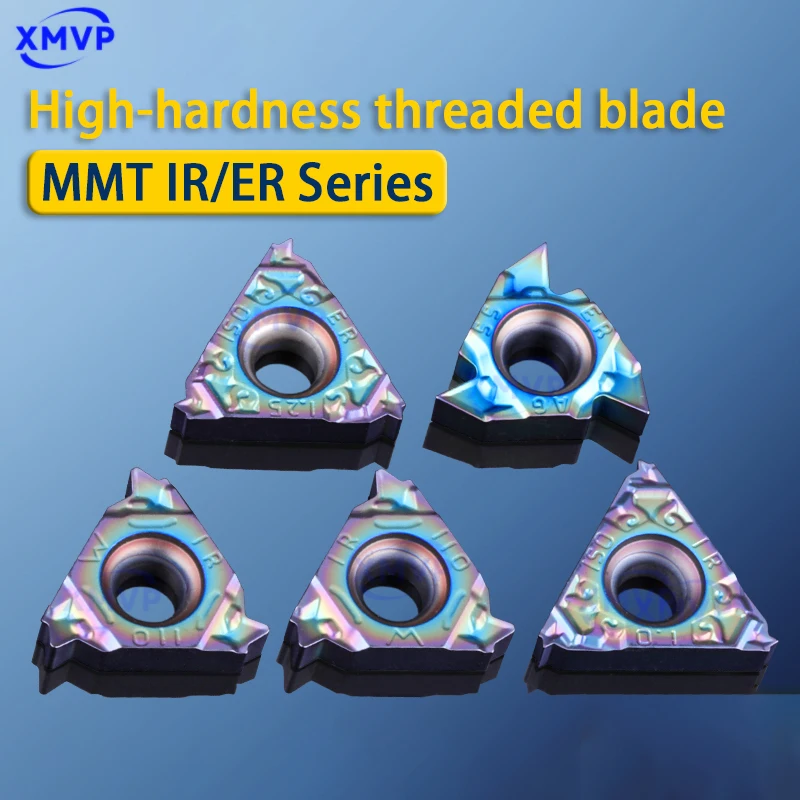 

CNC seven-color internal/external thread inserts 16IR/ER1.5-3.0 thread cutters 60 steel parts high-hardness special 55 degrees