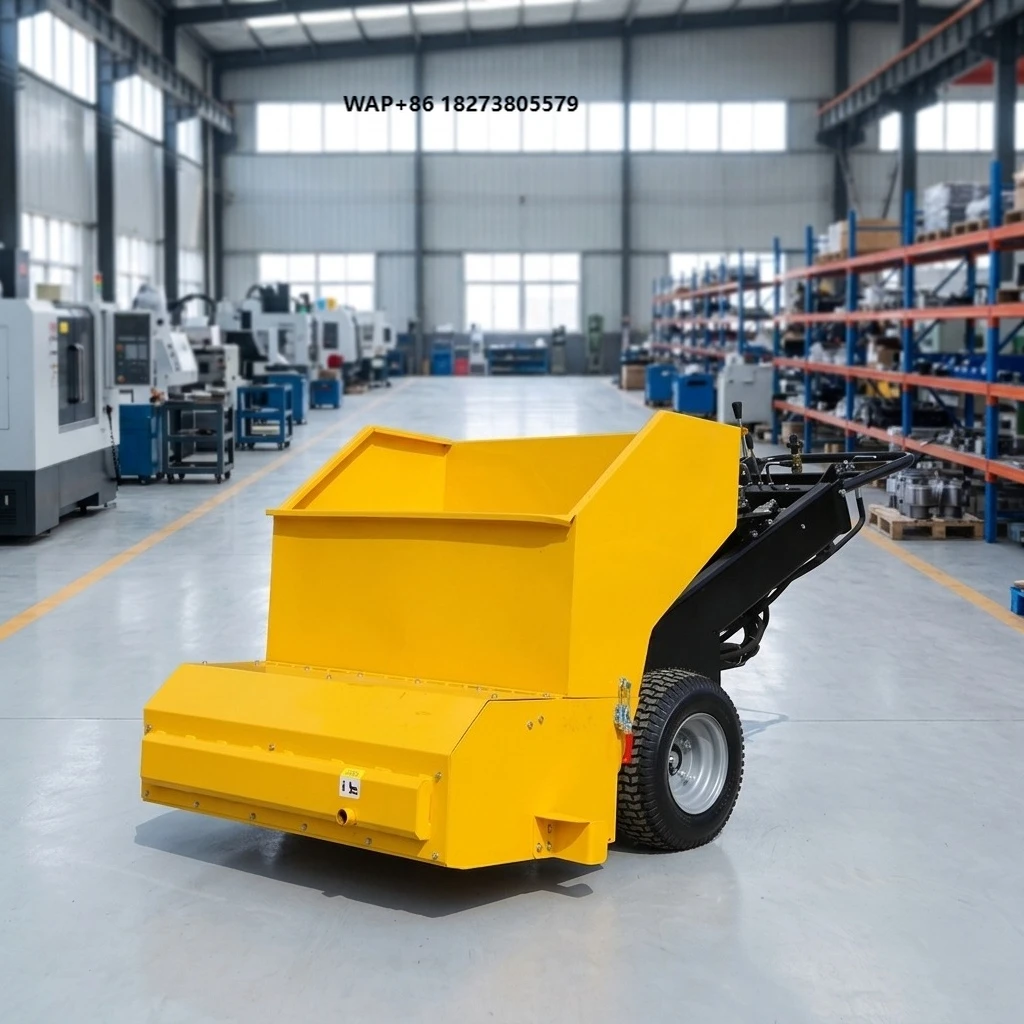 Mini Asphalt & Concrete Road Paver with Engine and Pump Fully Hydraulic System 28m/min Production Capacity