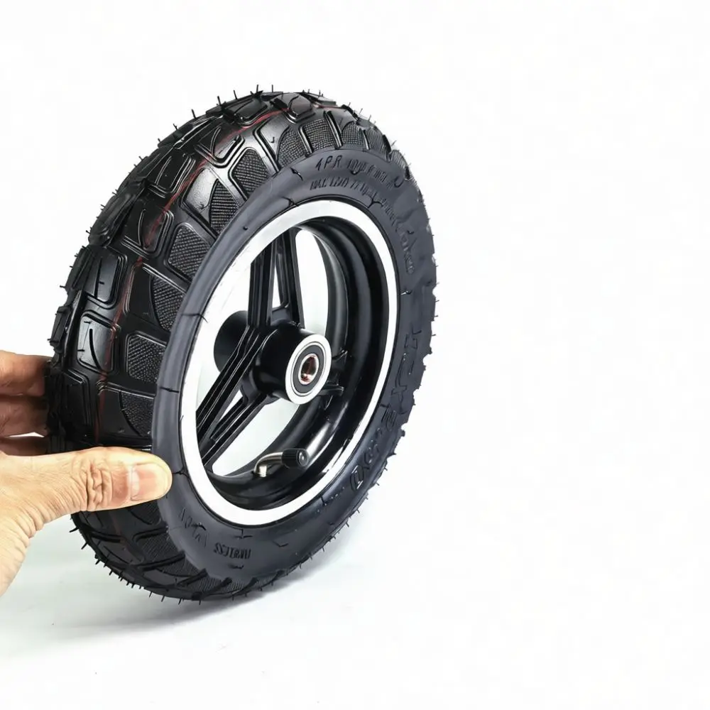 10x2 50 Off Road Tubeless Tire Wheel Set For Electric Scooter Wheelchair Replacement Accessory High Performance Durable