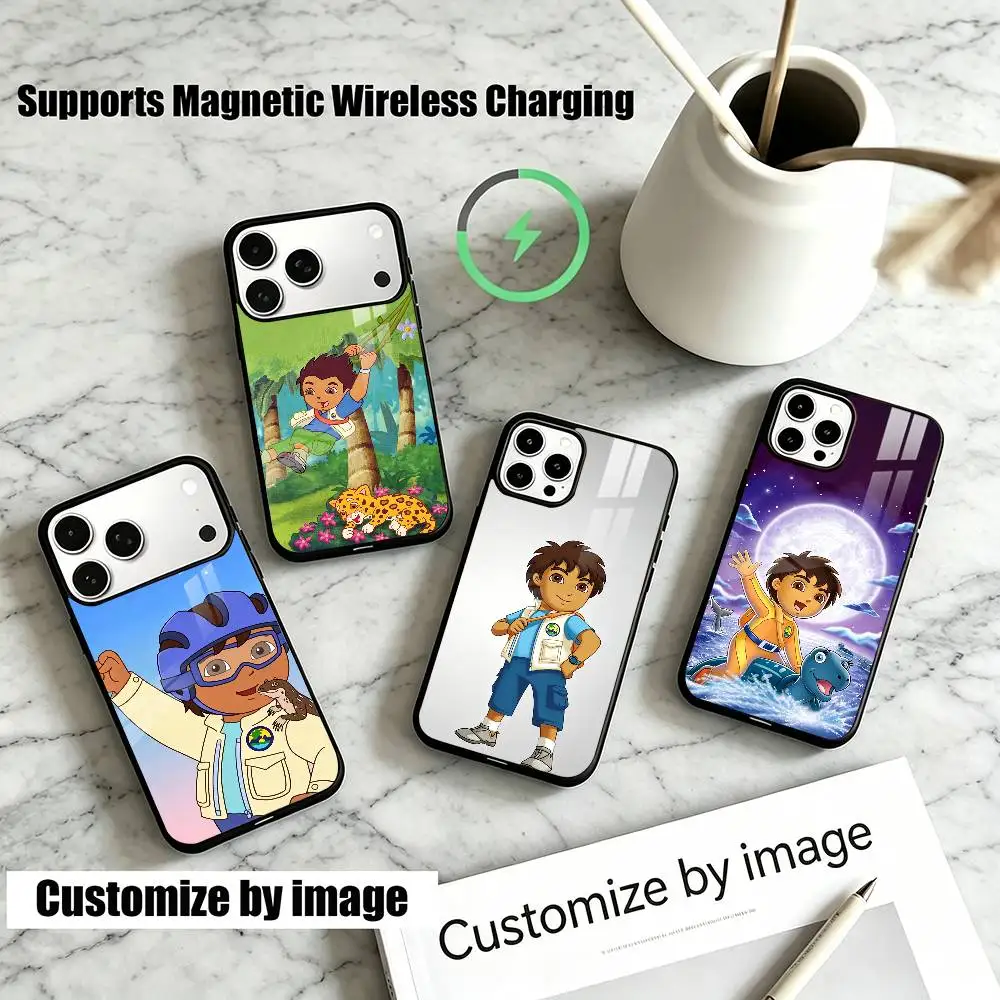 Cartoon G-Go-Diego-Gos  Phone Case For iPhone18,17,16,15,14,13Plus,Pro Supports Magnetic Wireless Charging
