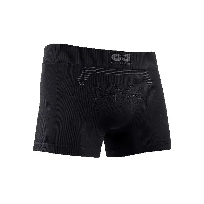 Men's Summer Seamless Sports Panties Fitness Running Sweat Absorbent Training Equipment Elastic Workout Flat Angle Briefs