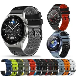 Watchband 22mm Strap For HONOR Watch 4 Pro GS 3i GS3/GS Pro Sport Silicone Band For HONOR Magic Watch 2 46mm Wristband Bracelet