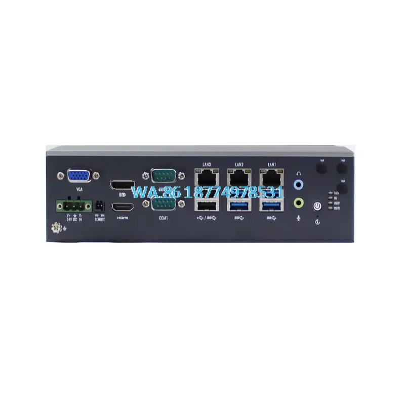 Wmwmnu Hot Selling Mini Embedded PC Fan for I5-11400 Multi I/O Ports Compact Industrial Computer Windows 10/11 Linux