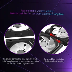 JUMPEAK Mx120 360mm Modüler, Kablosuz, dikişsiz PC, 120mm kasa soğutma fanı ARGB sonsuz Ayna Etkisi Bilgisayar, Soğutucu, su 8 en çok satılan, fon-sonsuz duvar kağıdı-no 4