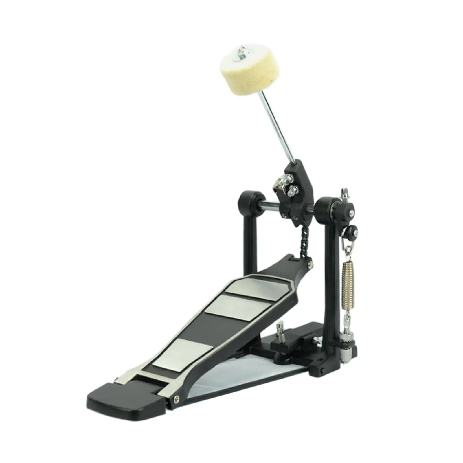 Bass Drum Pedal Chain Drive Drum Step for Drum Set Instrument Portable Universal