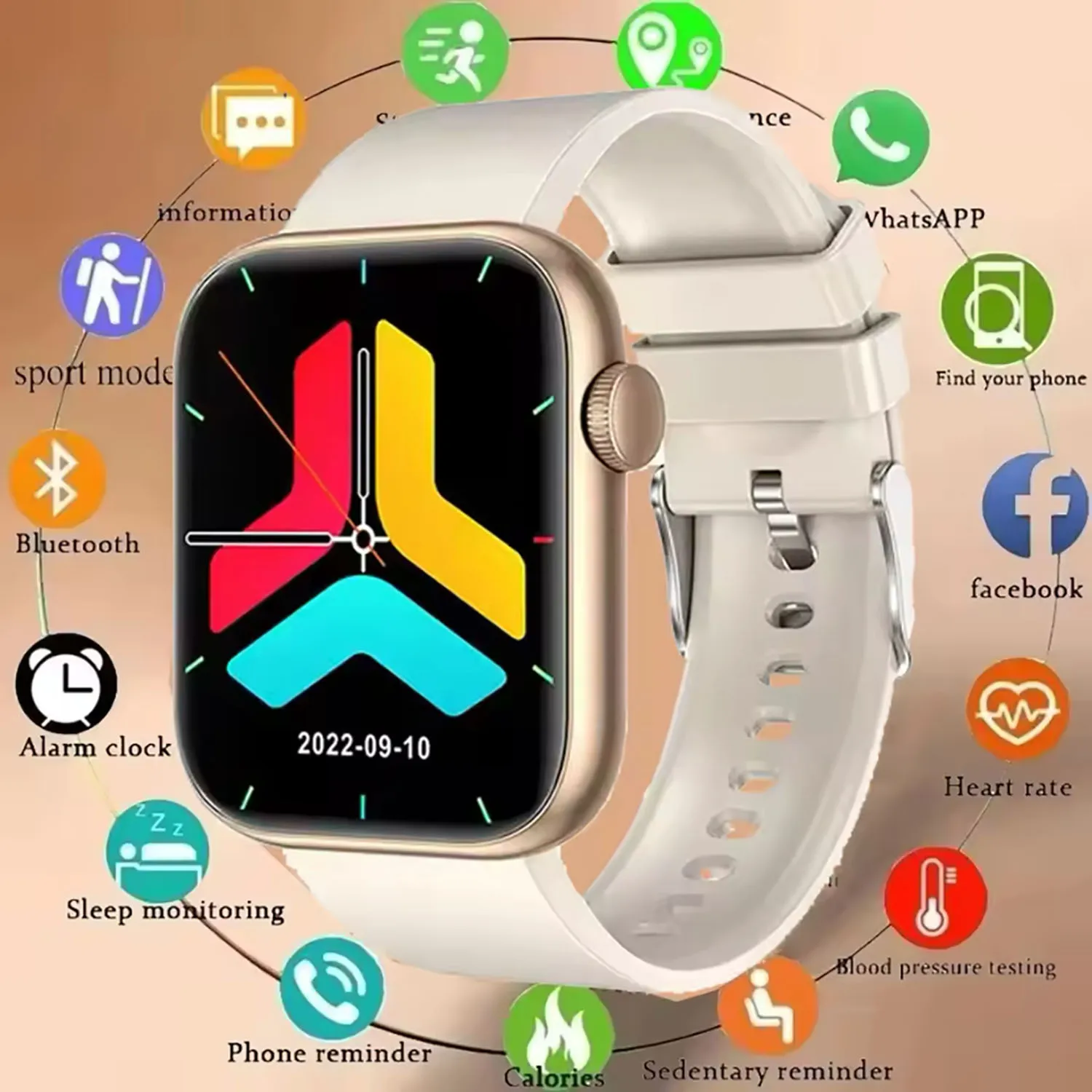 

QX7 Sports Smart Watch Men Women 2.09-inch SmartWatch GPS Bluetooth call Heart rate Blood oxygen SOS AI Voice Smartwatch 2025New