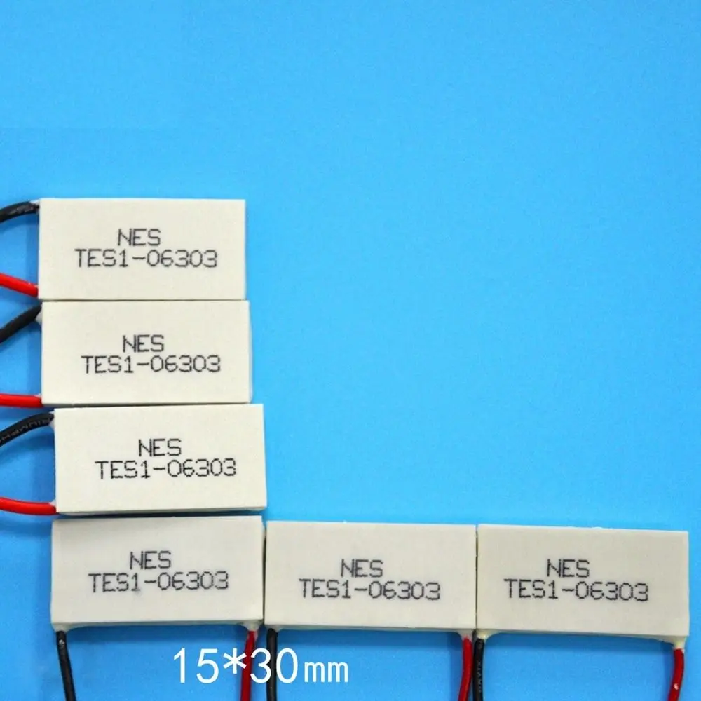 30x30mm Semiconductor Cooling Sheet 15x30mm 5 Styles Refrigeration Plate TEC1-12702 TES1-07102 Mobile Phone Cooling