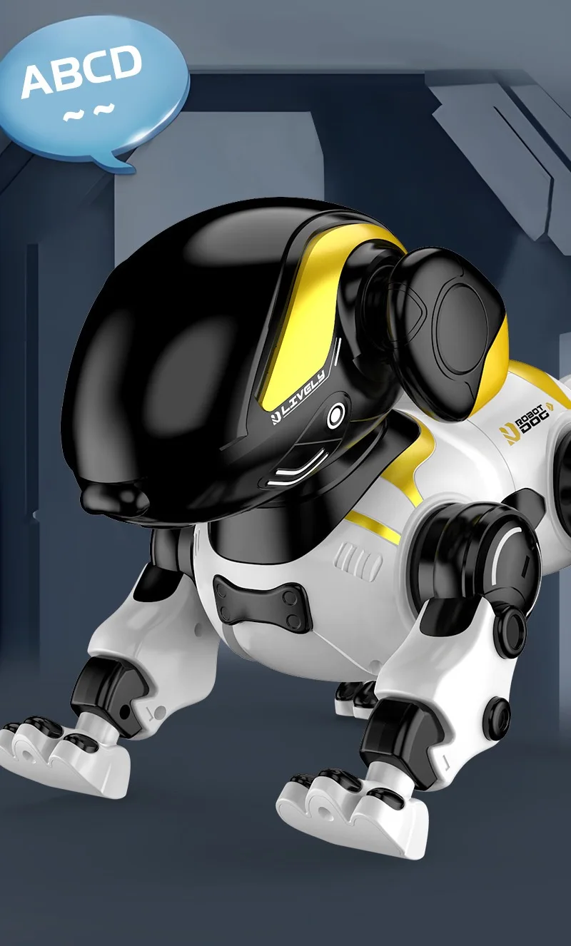 Intelligent Remote-Controlled Interactive Climbing and Transforming Electric Wheel Stunt Robot Dog Electronic Pet