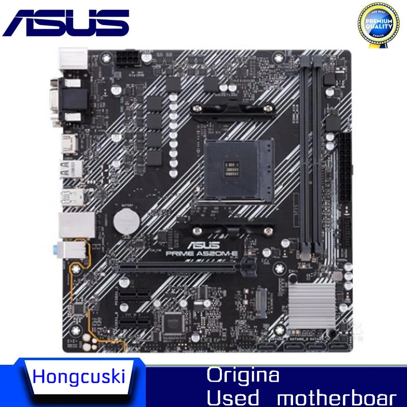 ASUS 프라임 A520M-E 마이크로 ATX용, AMD A520 A520M DDR4 지지대 R7 R5 5600G 5900 데스크탑 CPU 소켓 AM4 마더보드용