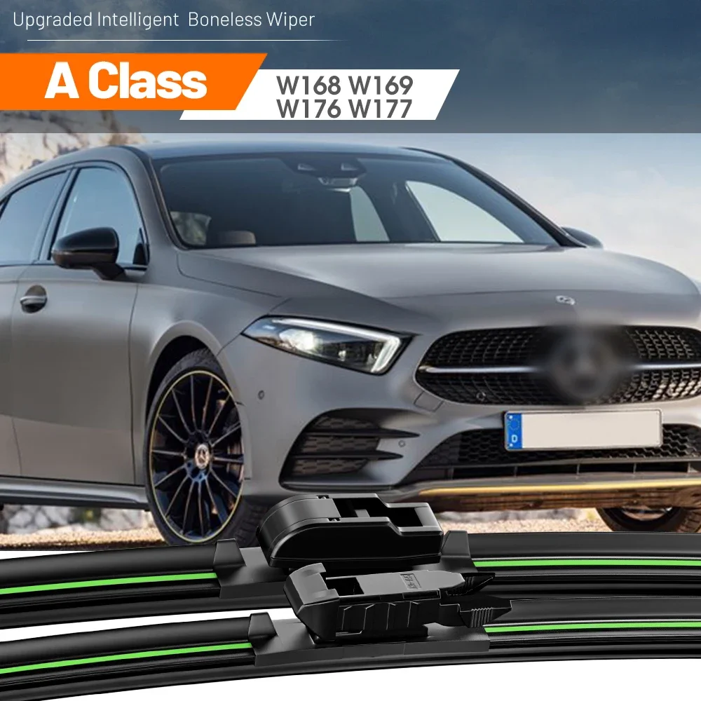 

2 шт. для Mercedes Benz A Class W168 W169 W176 W177 1997-2022 щетки стеклоочистителя переднего стекла 2019 аксессуары для окон ветрового стекла