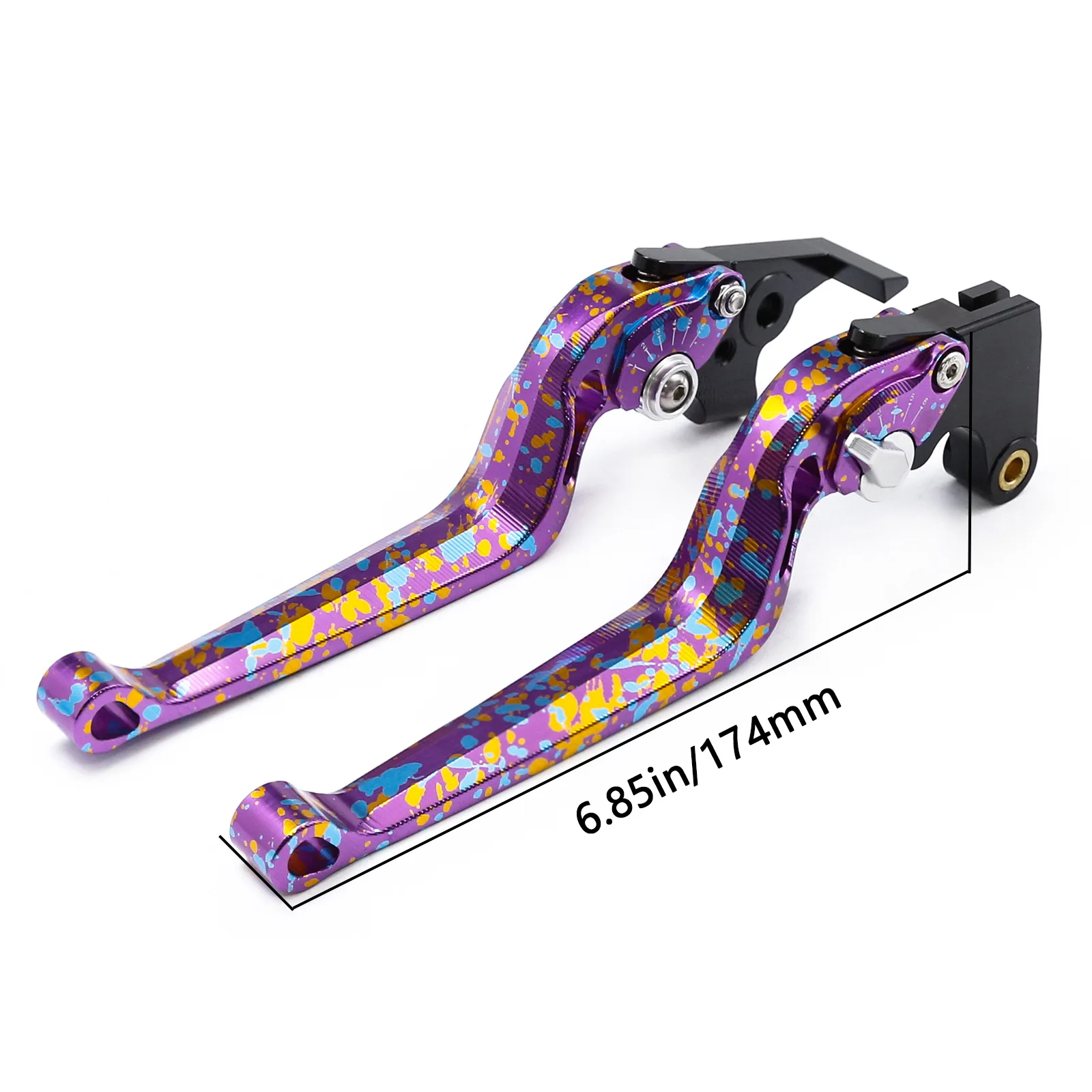 For Suzuki GSXR GSX-R 125 150 600 750 1000 1100 1300 GSXR600 GSXR750 GSX-R1000 HAYABUSA CNC Purple Adjustable Brake Clutch Lever