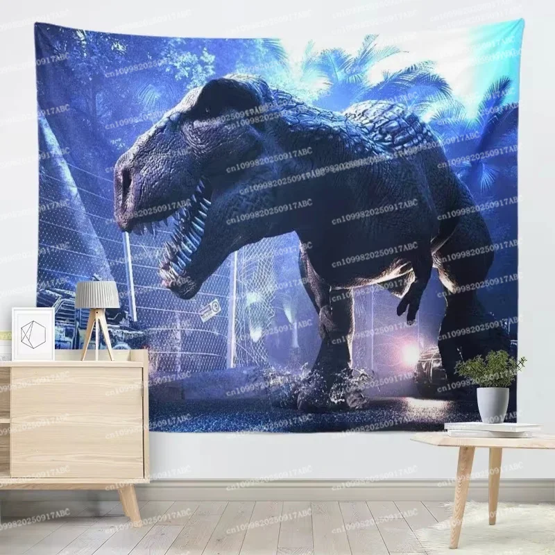 Dinosaurier Film Tapisserie Zimmer Wandbehang Schlafsaal Tapisserie Kunst Home Home Tapisserie Dekor Tapisserie Anwendbar Tuch Sofa Abdeckung