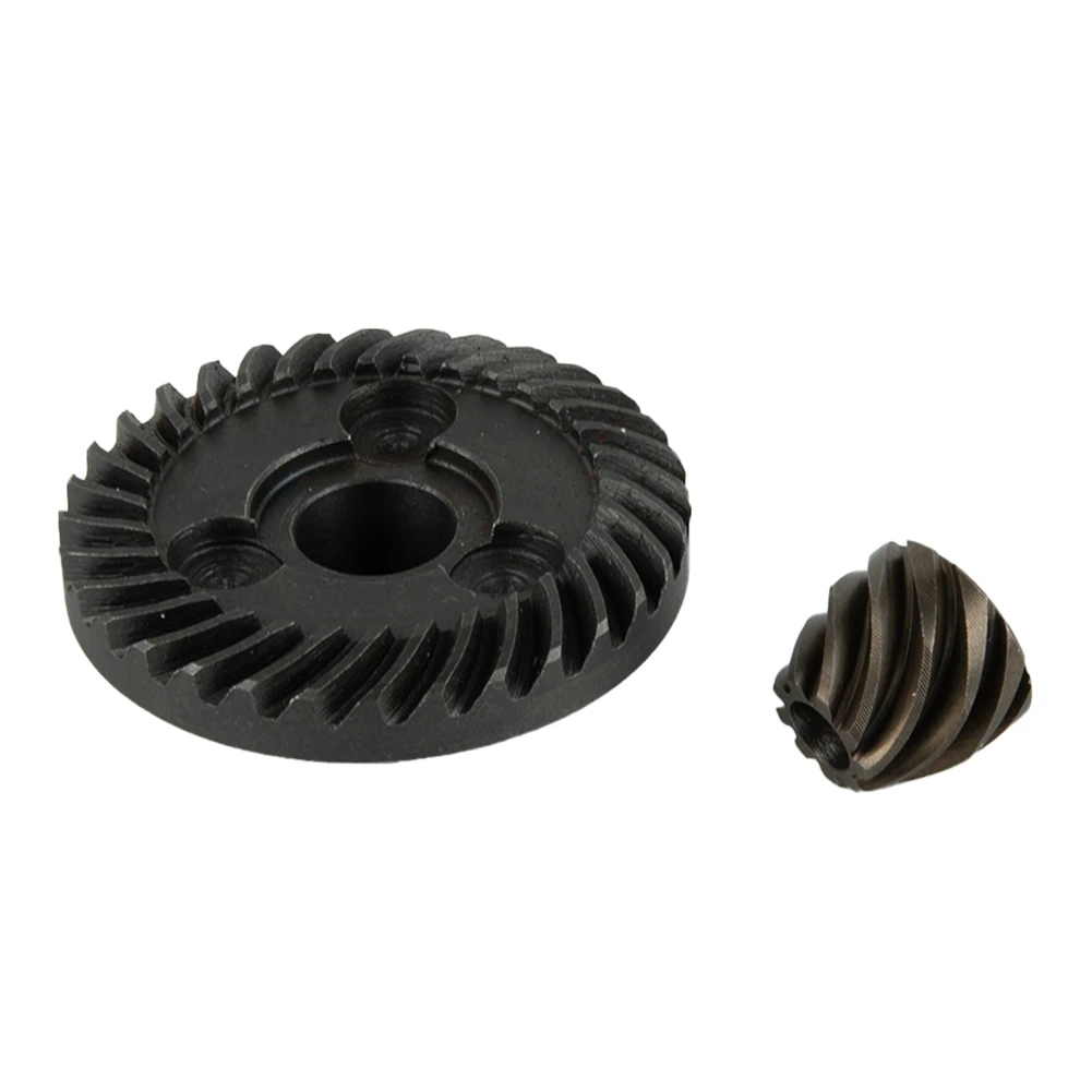 

Spiral Bevel Gear Angle Grinder Gear 2Pcs Set 45.7mm For GWS6-100 Brand New Quality Is Guaranteed High Quality