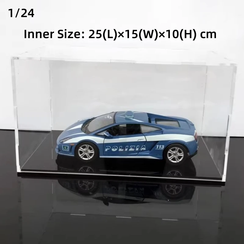 

1/24 or 1/18 Scale Clear Acrylic Display Case for Lego Model Car Figures Collectibles Dustproof Protection Storage Boxes