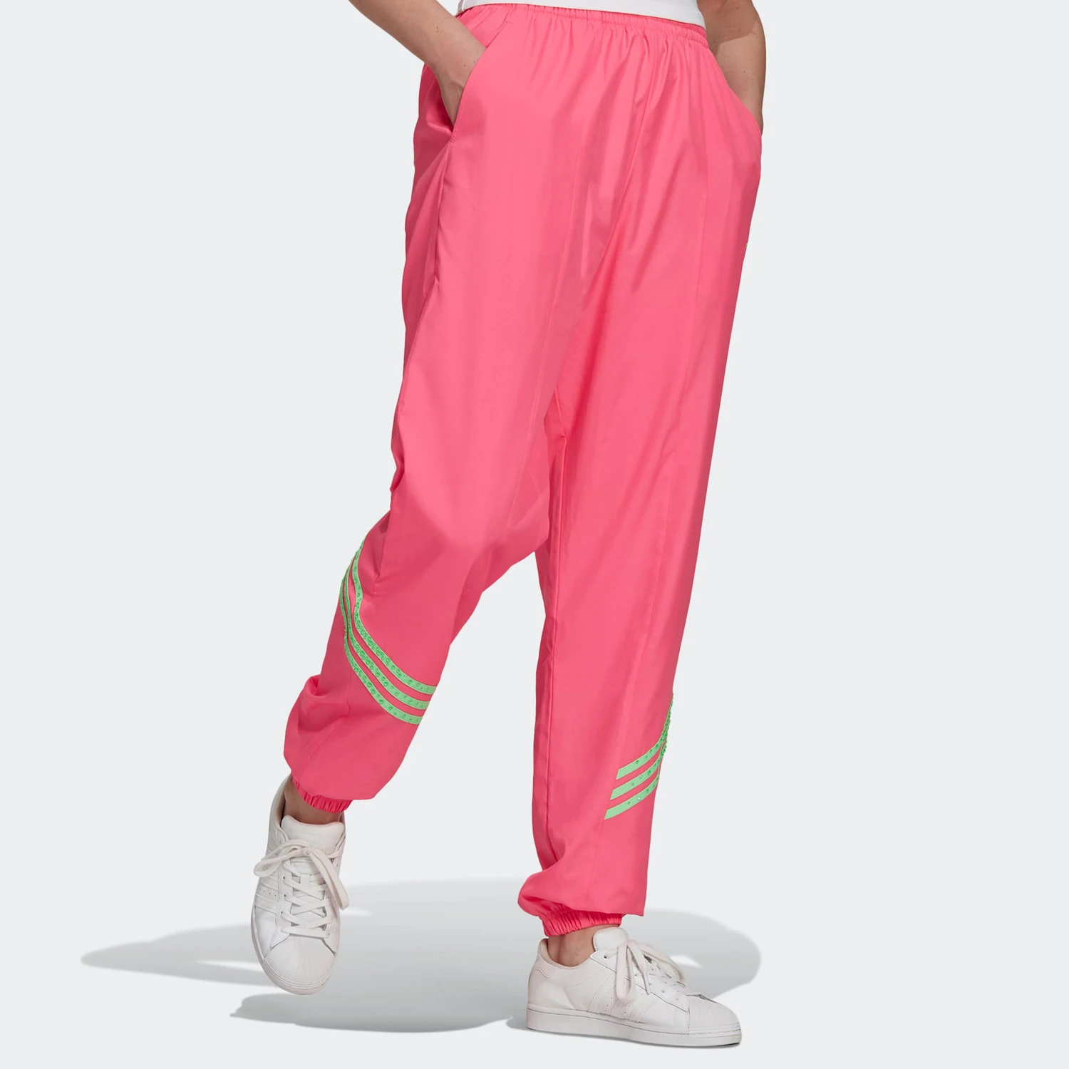 Adidas genuine Three Leaves Women's Fashion Loose Casual Sports Long Pants GS2637