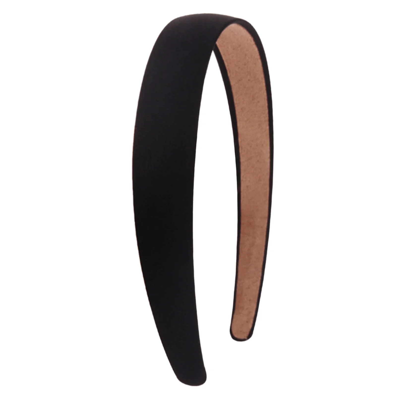 Buntes Satin-Stirnband, 2,5 cm, hartes, rutschfestes Stirnband, DIY-Haarbänder, schlichte Satin-Stirnbänder für Frauen, 21 Farben – Detail 7