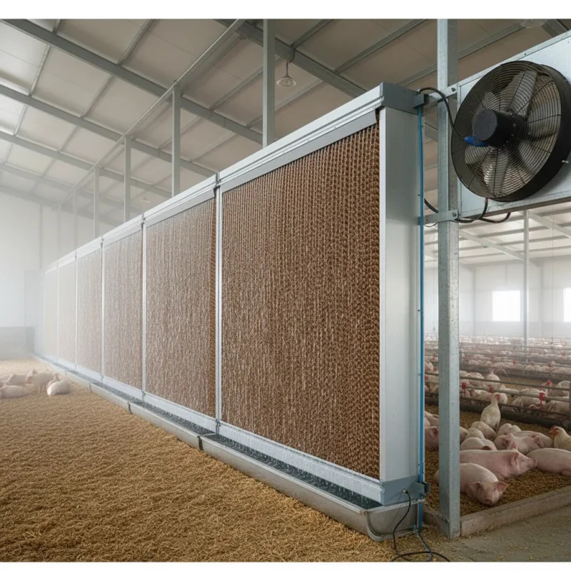 

Customization Wholesale Automatic Wet Curtain Cooling Pad With Sensor For Precise Humidity Control